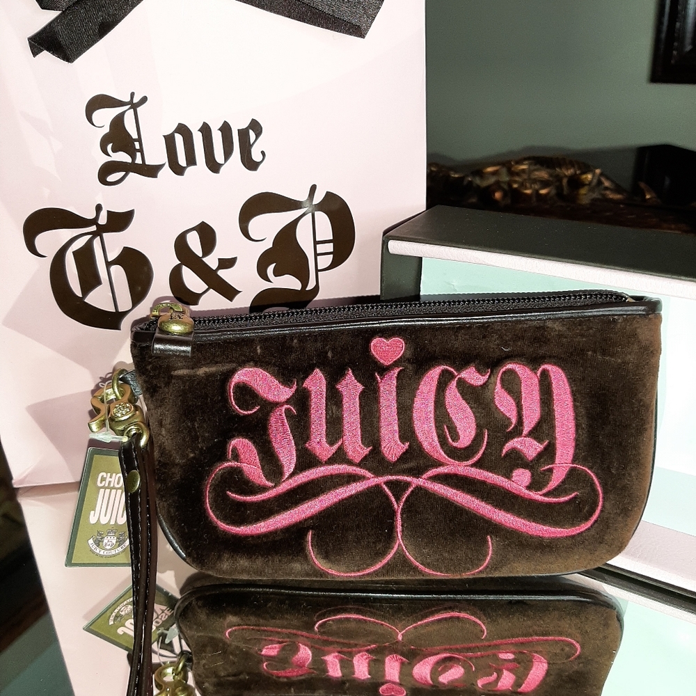 🤩GENUINE JUICY COUTURE ZIPPER WRISTLET